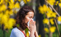 Red light therapy for allergies