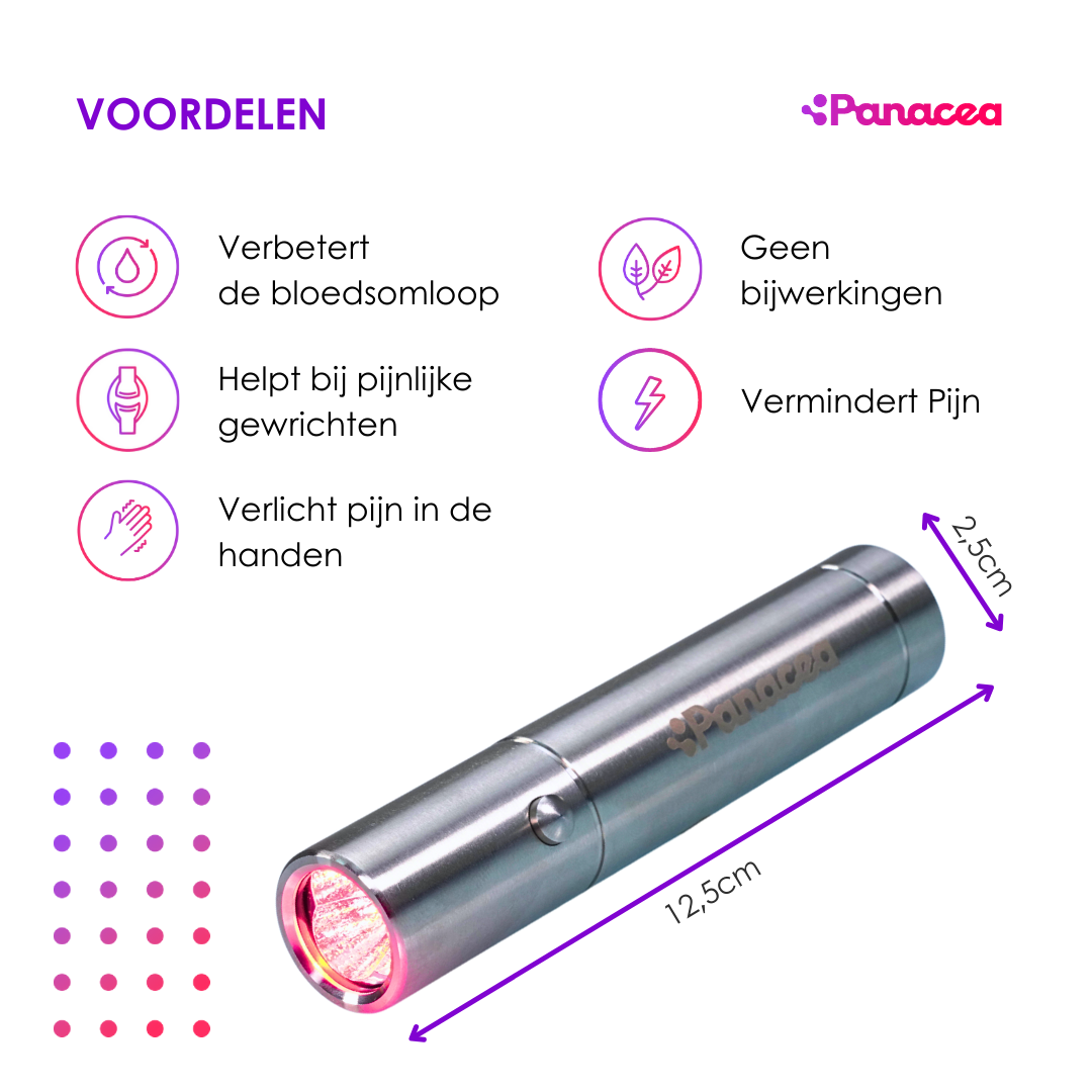 ReviveTorch Infrarood en Rood Licht Therapie Lamp