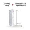 ATP Pro Complete Set: ATP Pro 1500 paneel plus horizontale standaard op wielen
