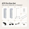 ATP Pro Duo Set: 2 x ATP Pro 1500 + Stand & Coupling Piece