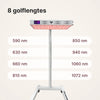 ATP Pro Essential Set: 700 paneel horizontaal op de standaard, 8 golflengtes van 590 tot 1072 nm