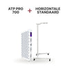 ATP Pro Essential Set: ATP Pro 700 paneel plus horizontale standaard op wielen