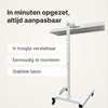 ATP Pure 1500 horizontaal op de verrijdbare standaard: in hoogte verstelbaar, eenvoudig te monteren, stabiele basis