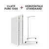 ATP Pure Duo Set: twee ATP Pure 1500 panelen plus horizontale verrijdbare standaard