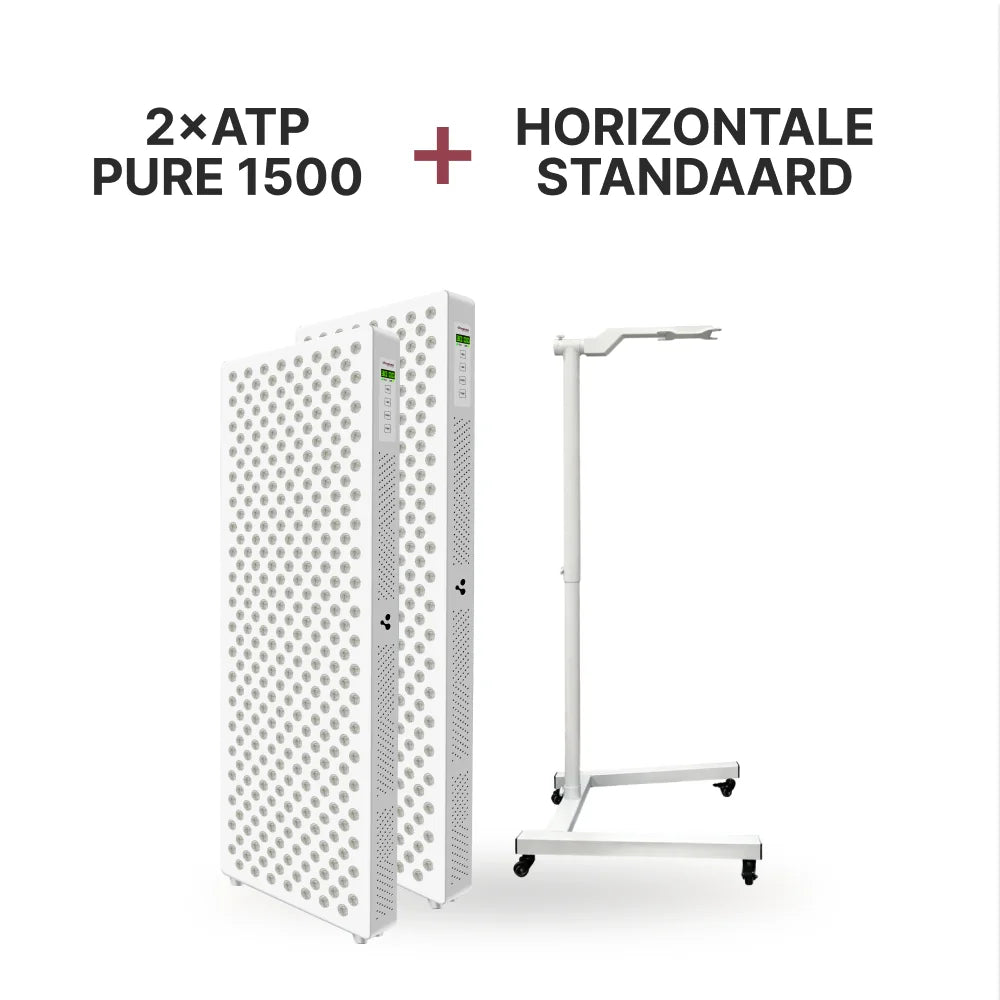 ATP Pure Duo Set: twee ATP Pure 1500 panelen plus horizontale verrijdbare standaard