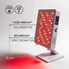 ATP Pro 350 lichtsterkte op 15 cm: meer dan 220 mW/cm² solarmeter en 82 mW/cm² spectrometer