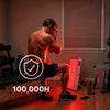 ATP Pro 700 roodlichttherapie paneel in een thuisgym na het sporten, levensduur 100.000 uur