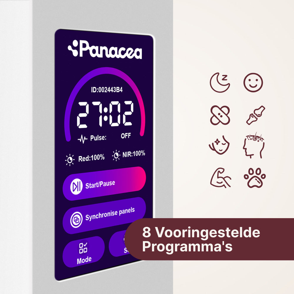 ATP Pro 700 aanraakscherm met timer, pulsfunctie en 8 vooringestelde programma's