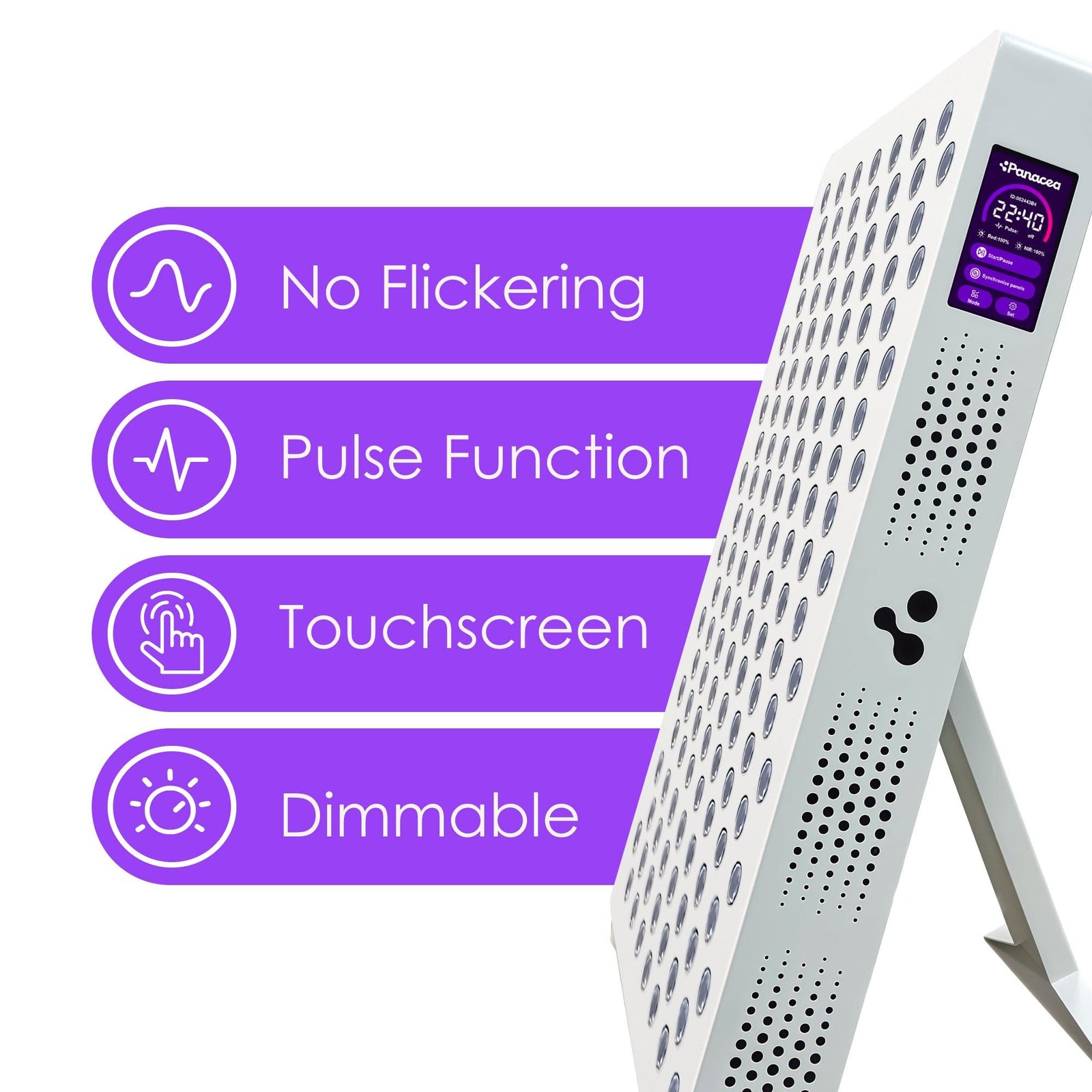 Panacea ATP Pro 700 – Professioneel Rood- en Infrarood Lichttherapie Paneel.