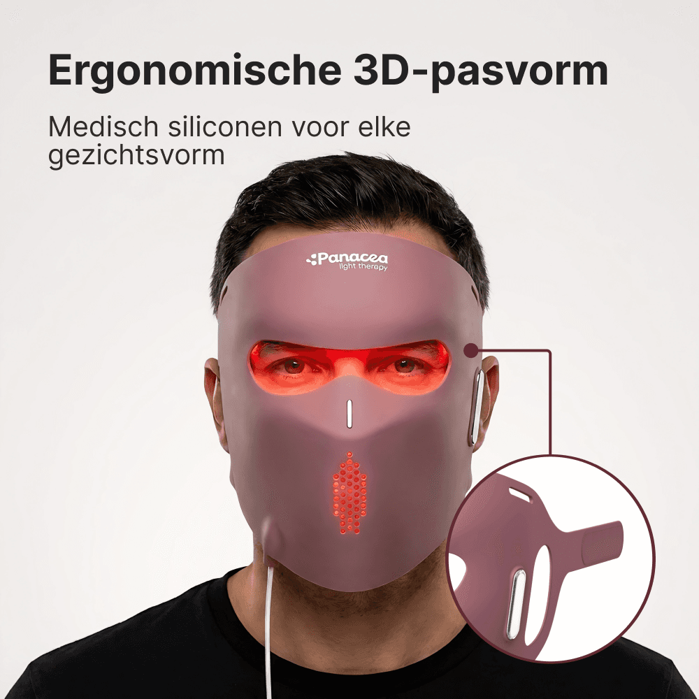 Aurora LED Gezichtsmasker – Rood & Nabij-infrarood Lichttherapie