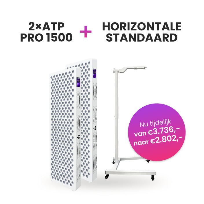 ATP Pro Duo Set: 2 x ATP Pro 1500 + Standaard & koppelstuk