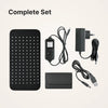 TheraFlex bedrade Complete Set: LED-riem, bedrade controller met display, adapter, opbergetui en USB-kabel