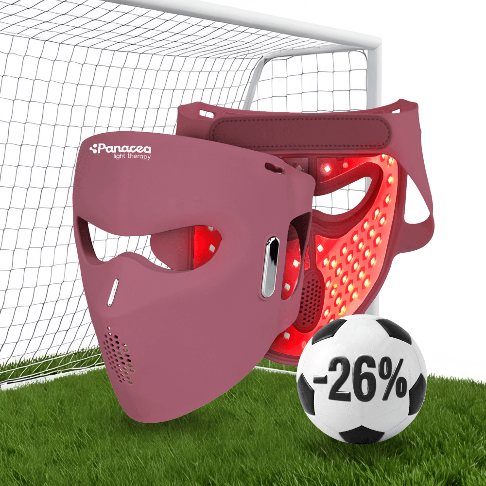 Aurora LED Gezichtsmasker – Rood & Nabij-infrarood Lichttherapie