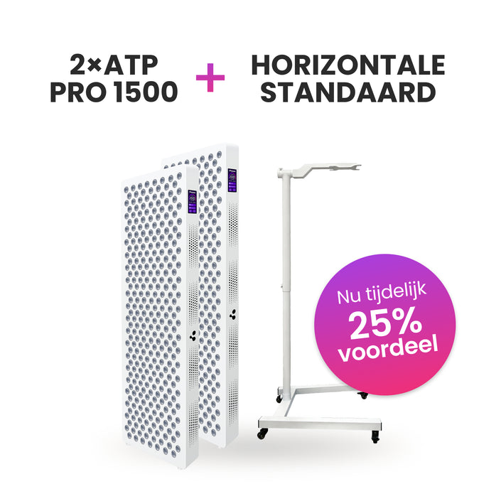 ATP Pro Duo Set: 2 x ATP Pro 1500 + Standaard & koppelstuk