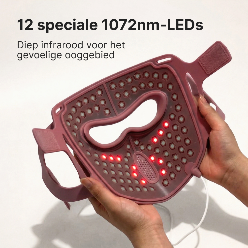 Aurora LED Gezichtsmasker – Rood & Nabij-infrarood Lichttherapie