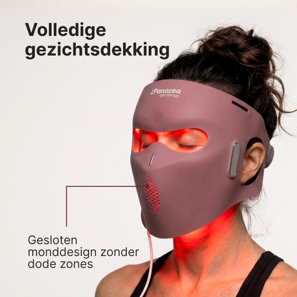 Aurora LED Gezichtsmasker – Rood & Nabij-infrarood Lichttherapie