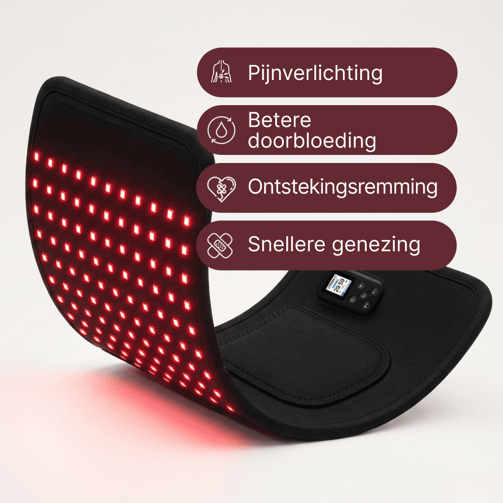 TheraFlex Roodlichttherapie Riem Draadloos – Pijnverlichting