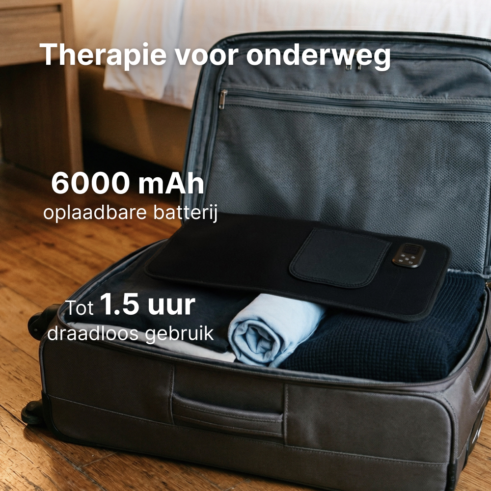 TheraFlex Wireless lichttherapie band met magnetische controller