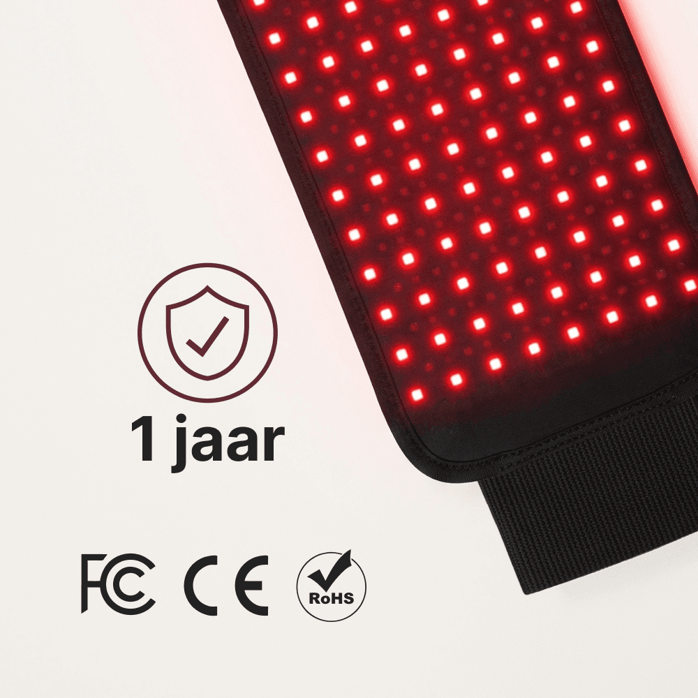 Draadloze TheraFlex band met instelbare timer, modus en helderheid